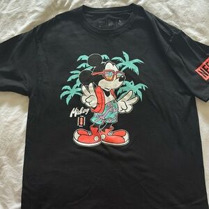 Disney Collection by Neff Mickey Mouse Black Cotton UNISEX Tee - Large